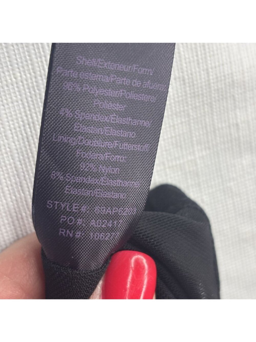 Hale Bob S Beaded Geometric Print Long Sleeve V-Neck Black Tunic Dress - Picture 6 of 6